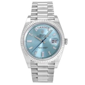 ロレックス ROLEX デイデイト 40 228236A アイスブルー/10PB文字盤 新品 腕時計 メンズ