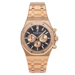 オーデマ・ピゲ AUDEMARS PIGUET ロイヤルオーク クロノグラフ 26331OR.OO.1220OR.02 ブラウン/ピンクゴールド文字盤 中古 腕時計 メンズ