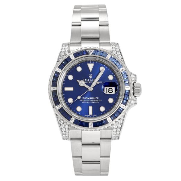 ロレックス ROLEX サブマリーナー デイト 116659SABR ブルー/ドット文字盤 中古 腕...