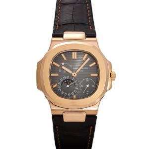 パテック・フィリップ PATEK PHILIPPE ノーチラス ムーンフェイズ 5712R-001 ブラック・ブラウン文字盤 中古 腕時計 メンズ