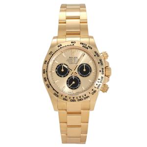 ロレックス ROLEX コスモグラフ デイトナ 126508 ゴールデン/ブライトブラック文字盤 中古 腕時計 メンズ