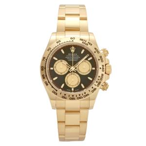 ロレックス ROLEX コスモグラフ デイトナ 126508 インテンスブラック/シャンパン文字盤 中古 腕時計 メンズ