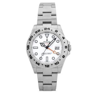 ロレックス ROLEX エクスプローラーII 216570 ホワイト文字盤 中古 腕時計 メンズ