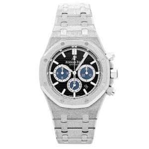 オーデマ・ピゲ AUDEMARS PIGUET ロイヤルオーク クロノグラフ ジャパンブティック限定111本 26331BC.GG.1224BC.03 ブラック/グレーブルー文字盤 中古 メンズ