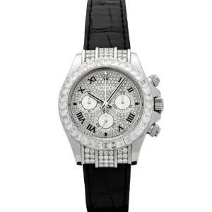 ロレックス ROLEX コスモグラフ デイトナ 116599TBR ZER ダイヤ/シルバー/ローマ文字盤 中古 腕時計 メンズ