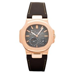 パテック・フィリップ PATEK PHILIPPE ノーチラス 5712R-001 ブラック・ブラウン文字盤 中古 腕時計 メンズ