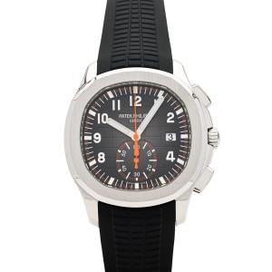 パテック・フィリップ PATEK PHILIPPE アクアノート クロノグラフ ラバー 5968A-001 ブラック文字盤 中古 腕時計 メンズ