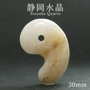 日本の石 静岡水晶 白 10mm ブレスレット 静岡県産 天然石