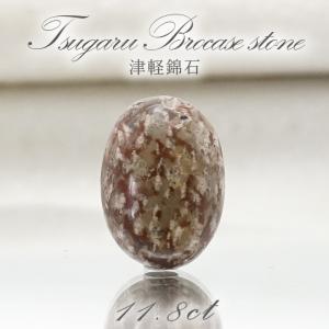 津軽錦石 ルース 雫型 18mm 日本銘石 青森県産 Tsugaru Nishiki Stone