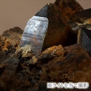 山梨黒平水晶 原石 約646g 山梨県黒平産【...の詳細画像3