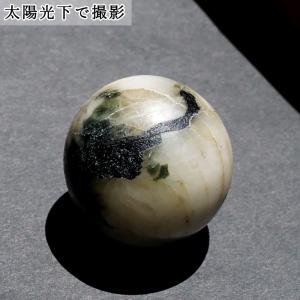 フェナカイト エメラルド共生鉱 丸玉 31mm...の詳細画像4