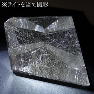 ルチルクォーツ 原石 ポリッシュ 284g ブ...の詳細画像4