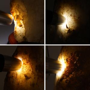 飛鳥桜水晶 原石 約3.1kg 奈良県産 【特...の詳細画像5