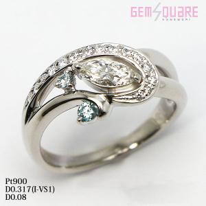 値下げ交渉可】Pt900 ダイヤモンド リング 指輪 D0.10 2.5g 9号 仕上げ