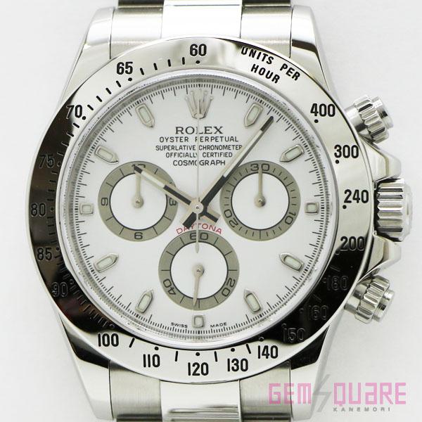 【値下げ交渉可】ROLEX ロレックス デイトナ 116520 白 腕時計 V番 中板梨地 OH&amp;仕...