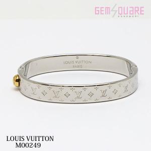 LOUIS VUITTON ルイ ヴィトン カフ ナノグラム バングル