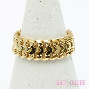 値下げ交渉可】K18YG ダイヤモンド リング 指輪 パヴェ D0.88 4.4g 11  