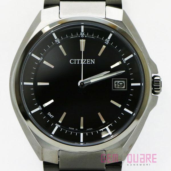 【値下げ交渉可】CITIZEN シチズン アテッサ ソーラー電波 腕時計 チタン 黒 未使用品 CB...