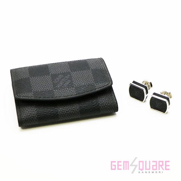 【値下げ交渉可】ルイヴィトン エクリプス ブトンドゥマンシェット カフス 中古 美品 M63672