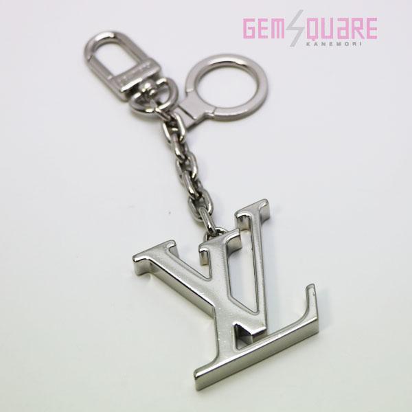 【値下げ交渉可】ルイヴィトン ポルトクレイニシアルLV キーホルダー シルバー 中古 M65071【...