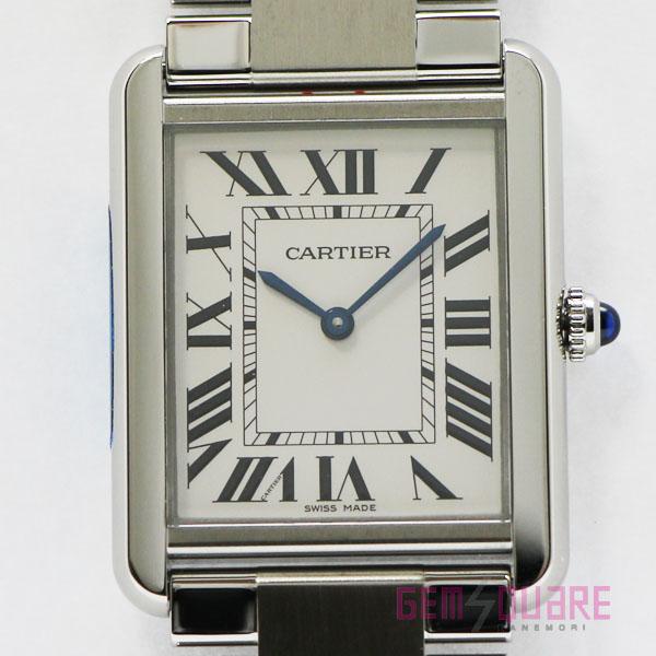 【値下げ交渉可】カルティエ タンクソロLM メンズ クォーツ 腕時計 中古 仕上げ済 W520001...