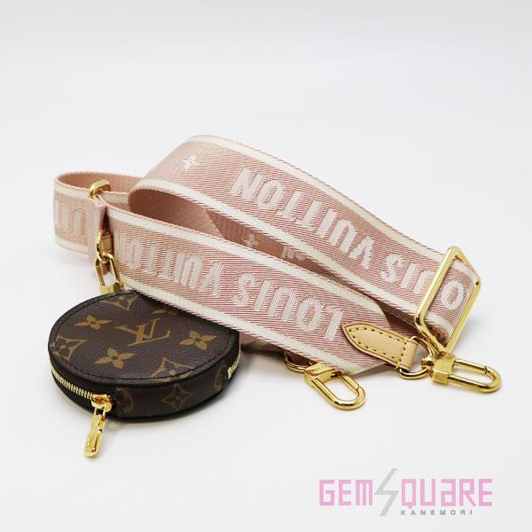 【値下げ交渉可】M44840用 ルイヴィトン コインケース付 ストラップ ローズクレール 111cm...