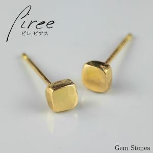 18金 フープピアス 1.0×10mm ゴールド 片耳 1個 メンズ レディース