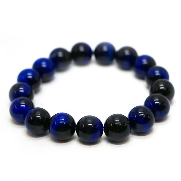 パワーストーン 天然石 ブレスレット ブルータイガーアイ 丸玉 14mm 数珠 念珠 Bracele...