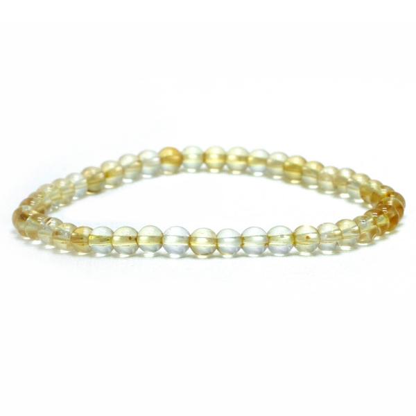 パワーストーン 天然石 ブレスレット シトリン 丸玉 4mm 数珠 念珠 Bracelet お試し価...