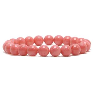 パワーストーン 天然石 ブレスレット コーラル（さんご・染め）ピンクオレンジ 丸玉 9mm 数珠 念珠 Bracelet お試し価格｜gembazaar