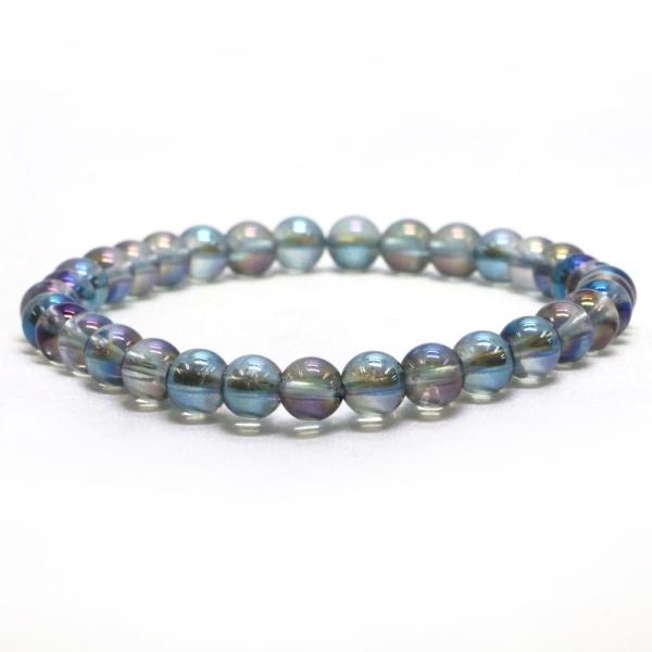パワーストーン 天然石 ブレスレット コスモオーラ 丸玉 6mm 数珠 念珠 Bracelet お試...