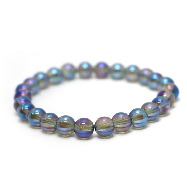 パワーストーン 天然石 ブレスレット コスモオーラ 丸玉 8mm 数珠 念珠 Bracelet お試...