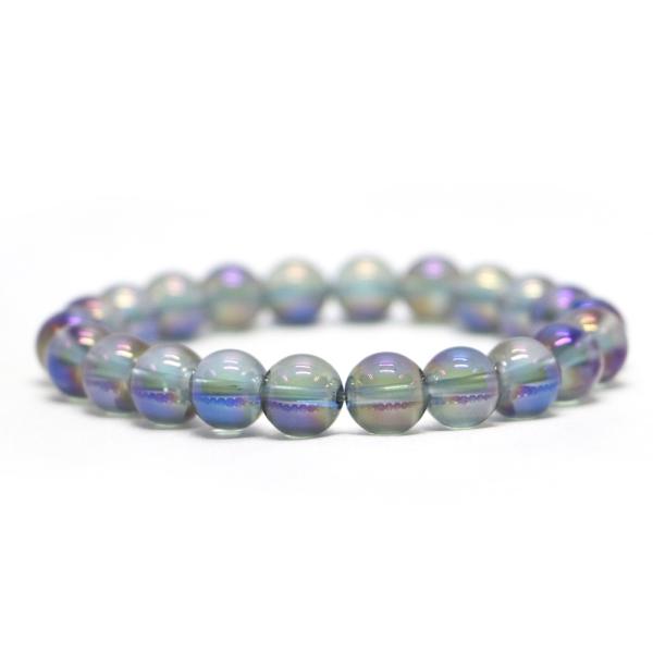 パワーストーン 天然石 ブレスレット コスモオーラ 丸玉 10mm 数珠 念珠 Bracelet お...