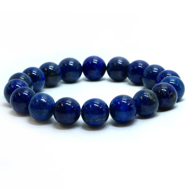 パワーストーン 天然石 ブレスレット ラピスラズリ 丸玉 12mm 数珠 念珠 Bracelet お...