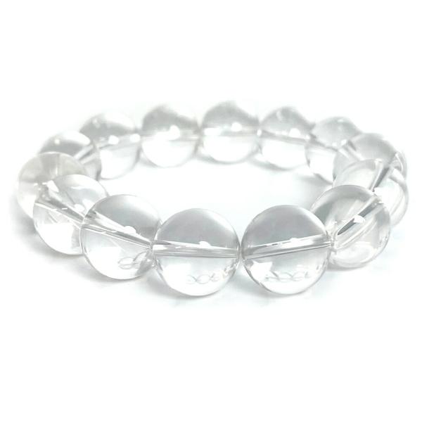 パワーストーン 天然石 ブレスレ ット ミルキークォーツAA【丸玉】16mm 数珠 念珠 Brace...