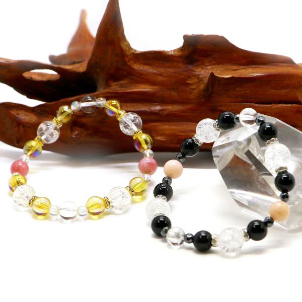 １０月・ピンクオパール 誕生石ブレスレット 天然石ブレス パワーストーン Bracelet