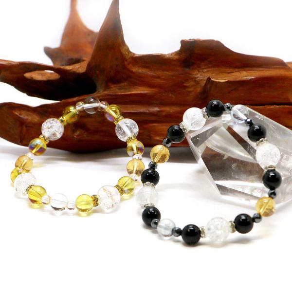 １１月・シトリン 誕生石ブレスレット 天然石ブレス パワーストーン Bracelet