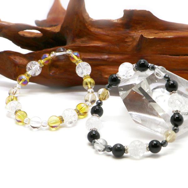 ４月・ルチル 誕生石ブレスレット 天然石ブレス パワーストーン Bracelet