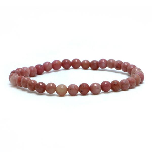 パワーストーン 天然石 ブレスレット ピーモンタイト 丸玉 5mm 数珠 念珠 Bracelet お...