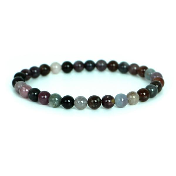 パワーストーン 天然石 ブレスレット スピネル ミックス 丸玉 6ｍｍ 数珠 念珠 Bracelet...