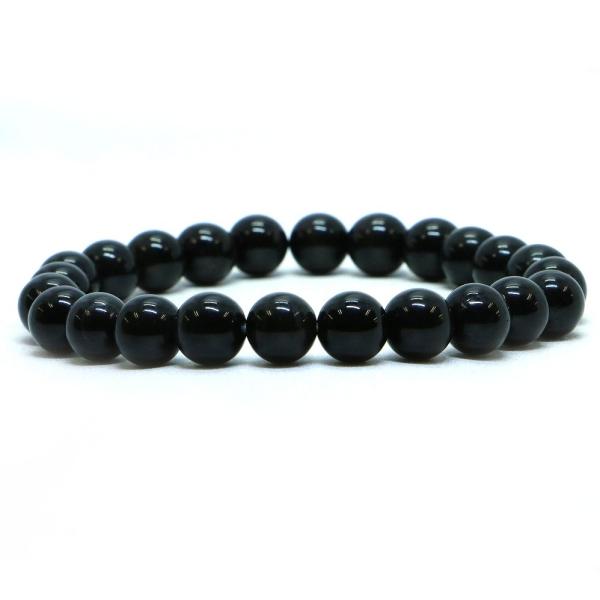 パワーストーン 天然石 ブレスレット ブラックタイガーアイ 丸玉 8mm 数珠 念珠 Bracele...