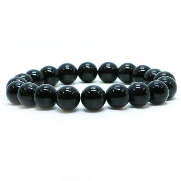 パワーストーン 天然石 ブレスレット ブラックタイガーアイ 丸玉 10mm 数珠 念珠 Bracel...