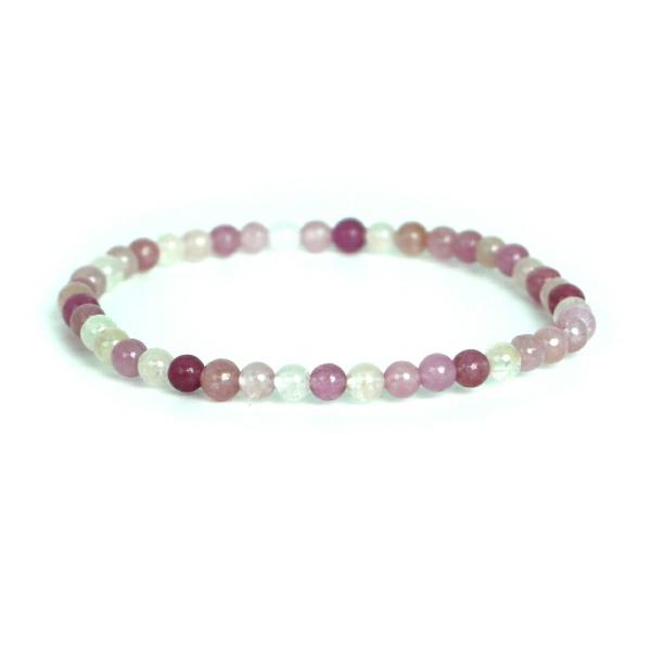 パワーストーン 天然石 ブレスレット ピンクト ルマリン 丸玉 4ｍｍ 数珠 念珠 Bracelet...