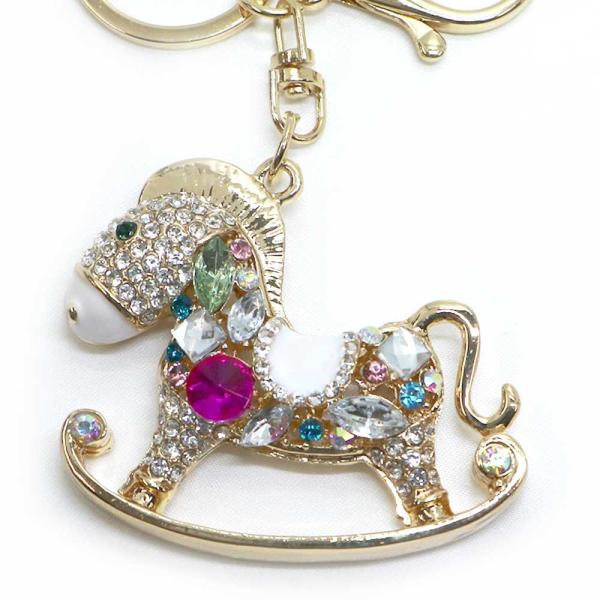 バッグチャーム バックチャーム キーホルダー 木馬