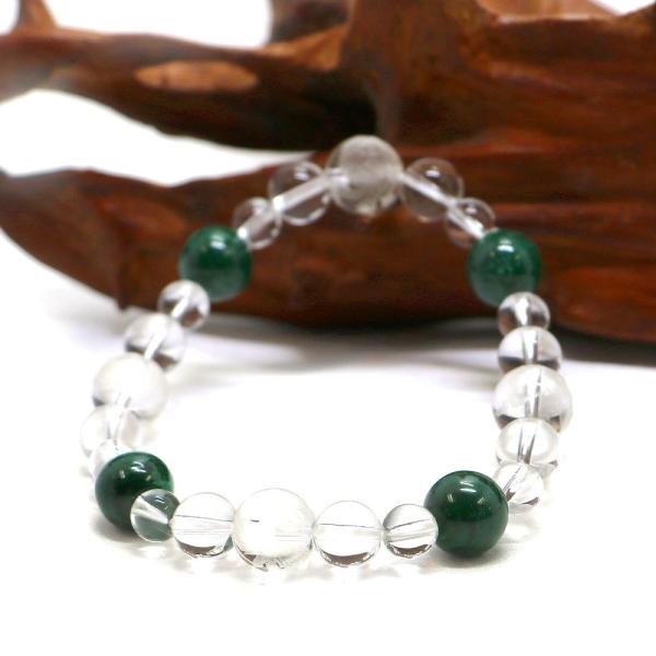 四神相応誕生石ブレスレット5月マラカイト 天然石ブレス パワーストーン Bracelet