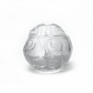 ふくろう◎ 水晶 12ｍｍ  天然石ビーズ パワーストーン 彫刻玉｜gembazaar