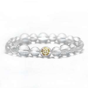家紋 ブレスレット 10mm 水晶 天然石・パワーストーン・Bracelet｜gembazaar