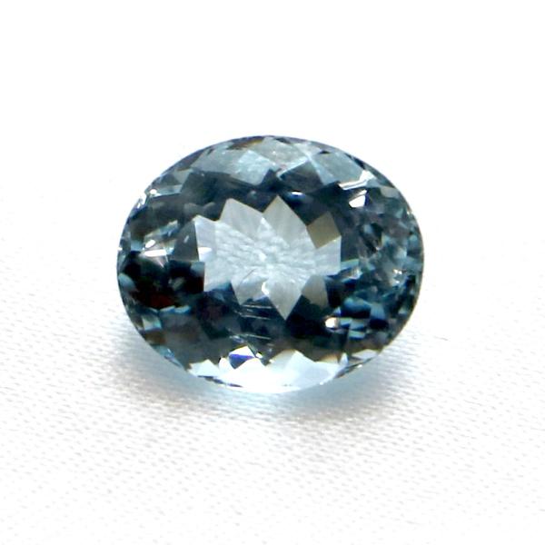 アクアマリン オーバルカット12mm 4.77ct アクワマリン Aquamarine 藍玉 ルース...