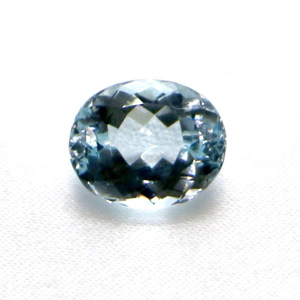アクアマリン オーバルカット12mm 5.21ct アクワマリン Aquamarine 藍玉 ルース...
