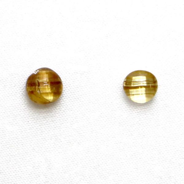 タイチンルチルクォーツ キャッツアイ カボション6mm ルチルレイテッド Taichin 金紅石 ル...